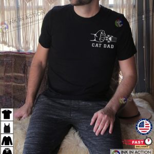 Cat Dad Cat Themed Gifts Shirt 6