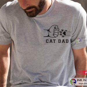 Cat Dad Cat Themed Gifts Shirt 8