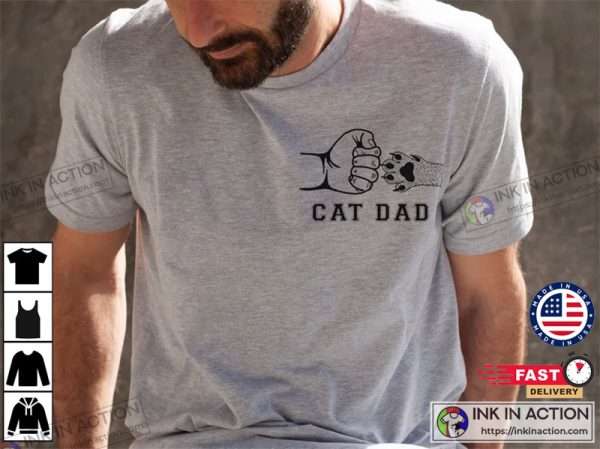 Cat Dad Cat-Themed Gifts Shirt