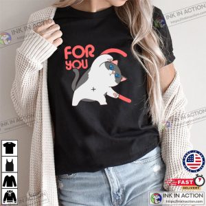 Cat love for you Valentines Day Tshirt 2