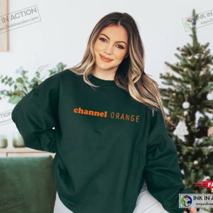 Channel on sale orange sweatshirt