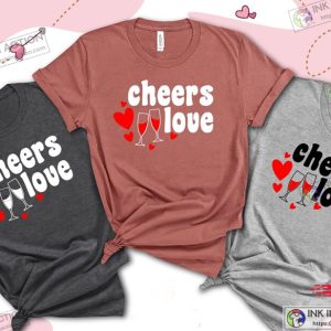 Cheers Love You Cute Valentine's Day Shirt 2