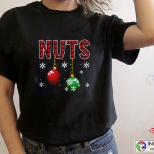 Chest Nuts Matching Chestnuts Funny Christmas Couples Nuts T Shirt 3