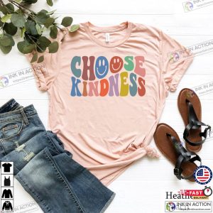 Choose Kindness Smiley Face Rainbow Shirt