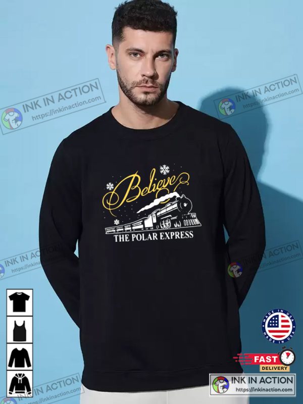 Christmas Believe Polar Express Trending T-shirt