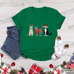 Christmas Cat ShirtChristmas Shirt Cat T Shirt Cat Christmas 2