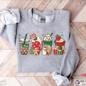 Christmas Coffee Shirt, Cute Christmas, Coffee Lover, Latte Xmas Shirt