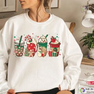 Christmas Coffee Shirt, Cute Christmas, Coffee Lover, Latte Xmas Shirt
