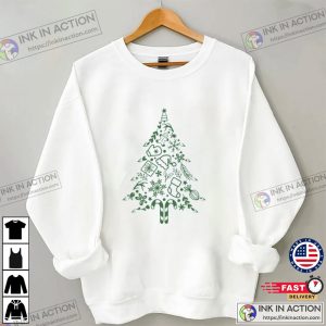 Christmas Doodle Sweatshirt Christmas Trees 4