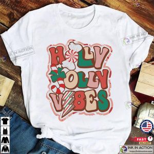 Christmas Holly Jolly Vibes Santa Retro Christmas 3