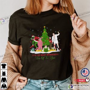 Christmas Movie Characters T Shirt Its The Most Wonderful Time Of The Year Shirt Kevin Home Alone Buddy Elf Ralphie Bunny Christmas Shirt 3