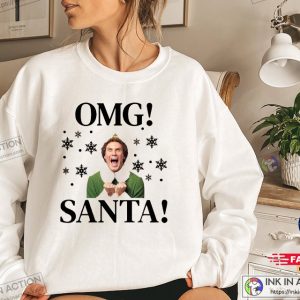 Christmas OMG Santa I Know Him Sweater Ugly Christmas Sweatshirt 2