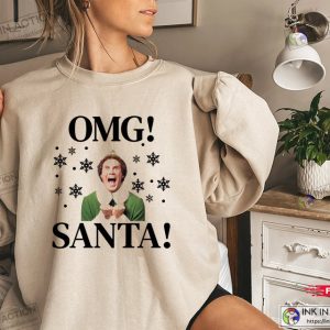 Christmas OMG Santa I Know Him Sweater Ugly Christmas Sweatshirt 3