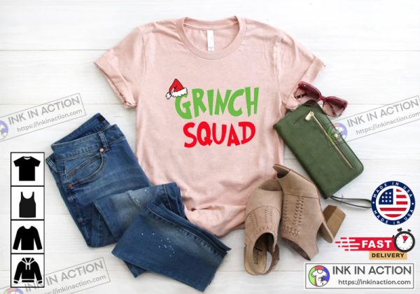 Christmas Grinch Squad Grinch Gift Shirts