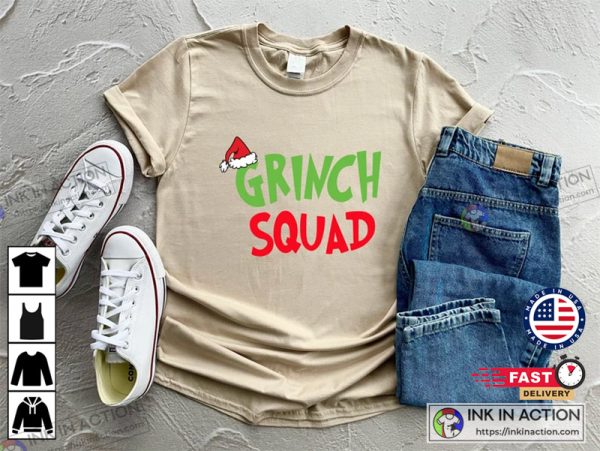 Christmas Grinch Squad Grinch Gift Shirts