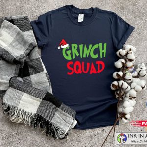 Christmas Grinch Squad Grinch Gift Shirts 3