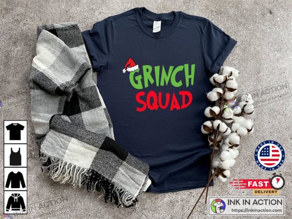 Christmas Grinch Squad Grinch Gift Shirts