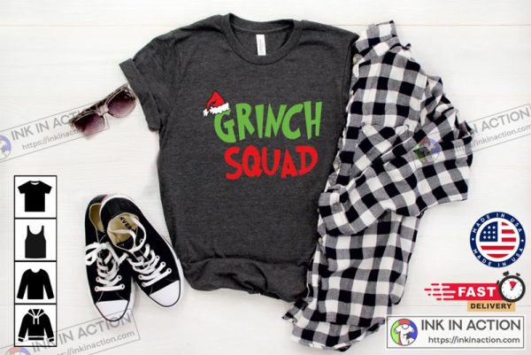 Christmas Grinch Squad Grinch Gift Shirts