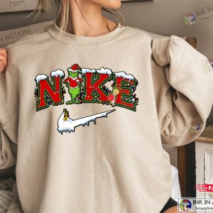 Christmas Sweatshirt Grinch Snowman Family Grinch Christmas Holiday Jumper Cute Santa Claus Grinch Merry Xmas Sweat 1