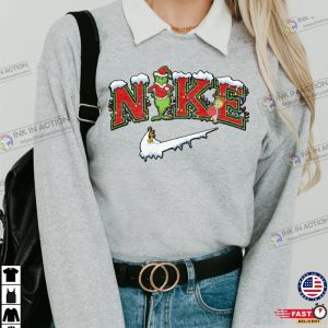 Christmas Sweatshirt Grinch Snowman Family Grinch Christmas Holiday Jumper Cute Santa Claus Grinch Merry Xmas Sweat 3