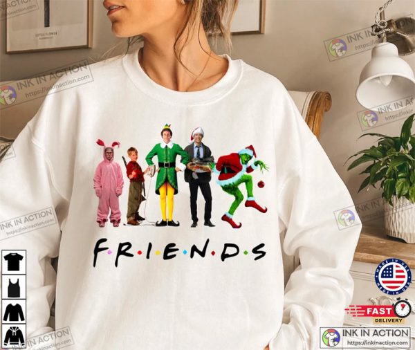 Christmas Friends Shirt, Christmas Party Outfit