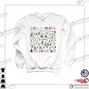 Christmas SweatshirtCute Crewneck SweaterCozy Christmas Movie PulloverClassic Christmas Tee 3