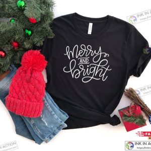 Christmas Sweatshirts For Women Merry and Bright Sweatshirt Christmas Holiday Sweatshirt 3 1