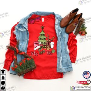 Christmas Tree Long Sleeve Shirt Christmas Shirts Christmas Tshirt Cute Christmas Shirts Hohoho Shirt 3