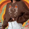 Cleveland Browns Skeleton Vintage Halloween Themed Shirt