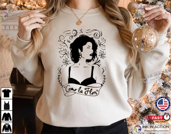 Como La Flor Selena Inspired Shirt
