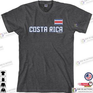 Costa Rica National Team Men’s T-shirt, Costa Rican Republic Flag Central America Rainforest