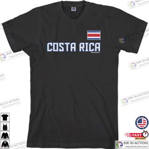 Costa Rica National Team Mens T shirt Costa Rican Republic Flag Central America Rainforest 4