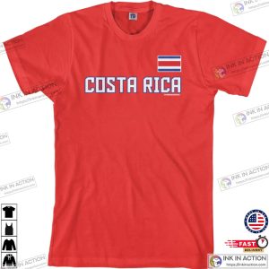 Costa Rica National Team Mens T shirt Costa Rican Republic Flag Central America Rainforest 5