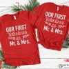 Couples 1st Valentines Mr & Mrs Shirt