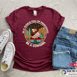 Cowgirl T shirt Marlboro Inspired Cowboy Unisex Shirt Cowboy Shirt Western T Shirt 2