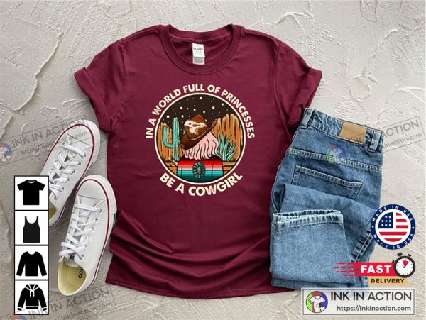 Cowgirl T-shirt Marlboro Inspired Cowboy Unisex Shirt