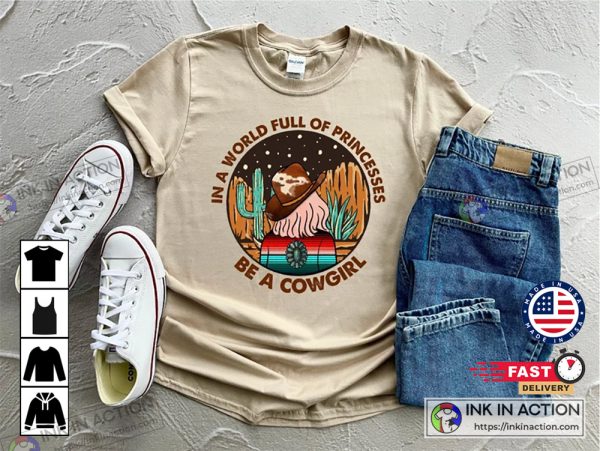 Cowgirl T-shirt Marlboro Inspired Cowboy Unisex Shirt