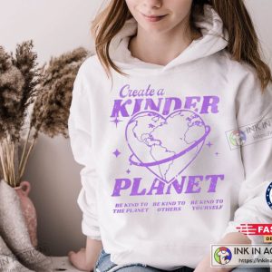 Create a kinder planet Sweatshirt Aesthetic Clothes Trendy Y2k 4