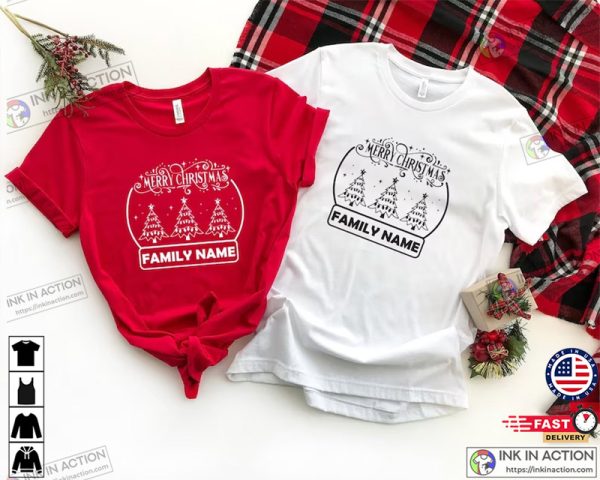 Custom Matching Family Christmas Shirts