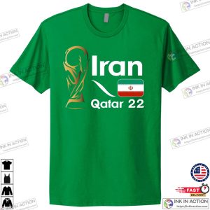 Custom Name and Number Team Melli Shirt Irans Soccer Football World Cup 2022 Fan T shirt