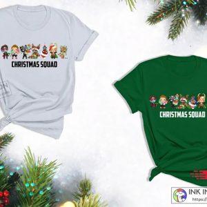 Cute Marvel Christmas Shirt Disneyland Disney Family Vacation Tee Marvel Avengers Xmas Tee 1