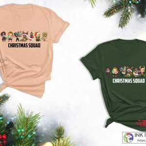 Cute Marvel Christmas Shirts Disney Family Vacation Tee Marvel Avengers Xmas Tshirt 3