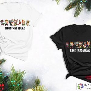 Cute Marvel Christmas Shirts Disney Family Vacation Tee Marvel Avengers Xmas Tshirt 7