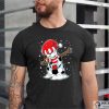 Dabbing Snowman Soccer Ball Christmas Shirt