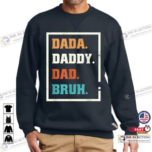 Dad Shirts Funny Evolution Of Dada Dad Daddy Sweatshirt 4