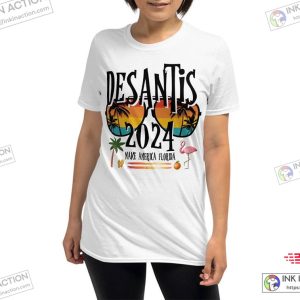 DeSantis 2024 Election T Shirt Make America Florida Cool Republican DeSantis Hot Shirt 2