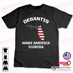 Desantis Make America Florida american flag sweater T Shirt 2