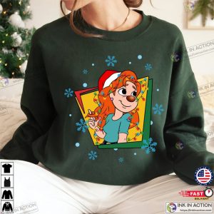 Disney Classic A Goofy Movie Max and Roxanne Christmas Lights Couples Shirts Merry Xmas Party Shirt Couple Christmas Matching Tee Sweater 1