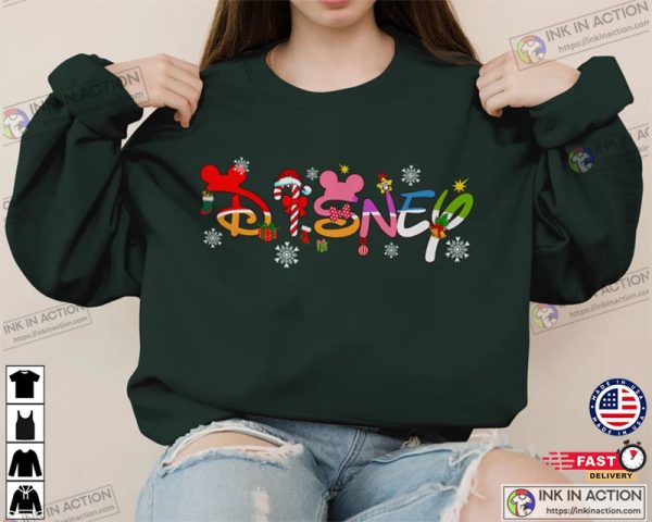 Disney Merry Christmas 2022 Shirt, Disney Mickey Christmas Shirt, Disneyland Family Vacation Shirt