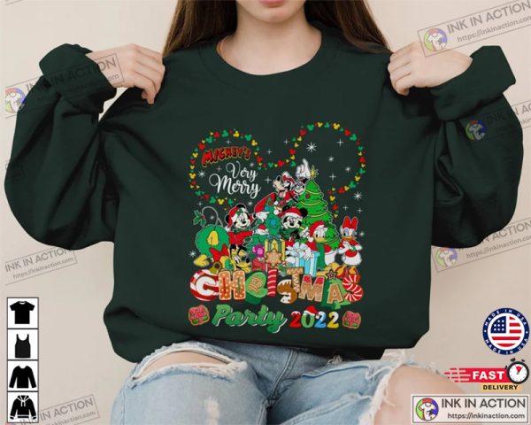 Disney Mickey’s Very Merry Christmas Party 2022, Mickey And Friends Christmas Shirt